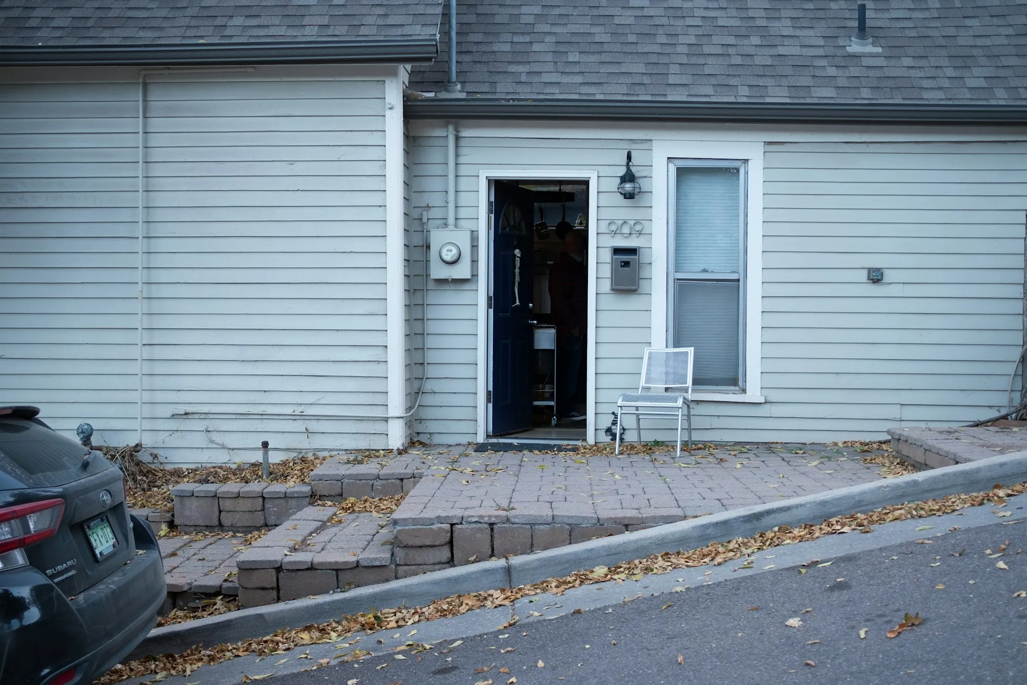 Suburban single-family home on a quiet residential street
